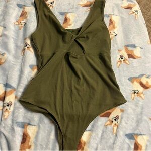 Kids Olive Green One Piece